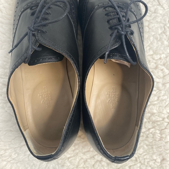 Hermès Men’s Black Leather Loafers EU 41.5 US 8.5 Lace-Up Dress Business Shoes‎ main image 5